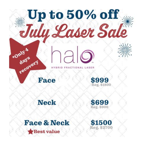 July Laser Sale